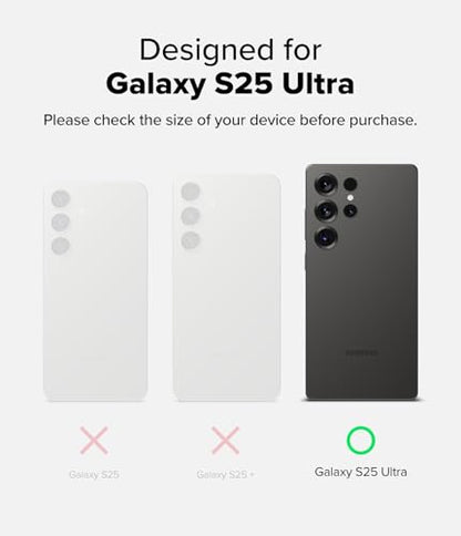 Ringke for Samsung Galaxy S25 Ultra Case [Fusion Matte Clear] | Oil & Dirt Resistant, Anti-Fingerprint Technology Prevents Oily Smudges, Frosted Coating Feels Velvety Soft - size: Galaxy S25 Ultra