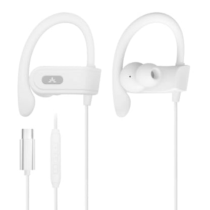 Avantree C171 - USB-C Wired Earbuds with Microphone & Volume Controls - color: White, size: Standard, style: USB-C (Android & iPhone 15 & 16)