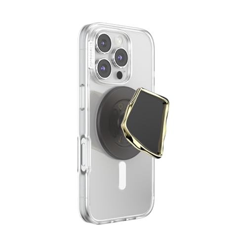 PopSockets Phone Grip for MagSafe, Magnetic Holder- Obsidian Cut - color: Enamel Obsidian Cut, style: MagSafe