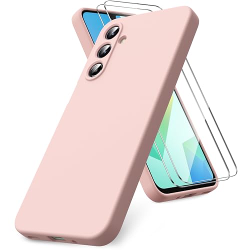 Vansdon for Samsung Galaxy A16 4G/5G Case-Pinksand | Soft TPU Liquid Silicone Phone Case with 2 Screen Protectors, Military-Grade Protection Shockproof Slim Phone Cover - color: Pinksand, size: Samsung Galaxy A16 4G/5G
