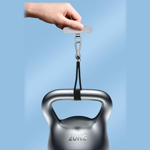 TENOC Metal Phone Tether Tab, 2Pcs, Silver - color: Silver