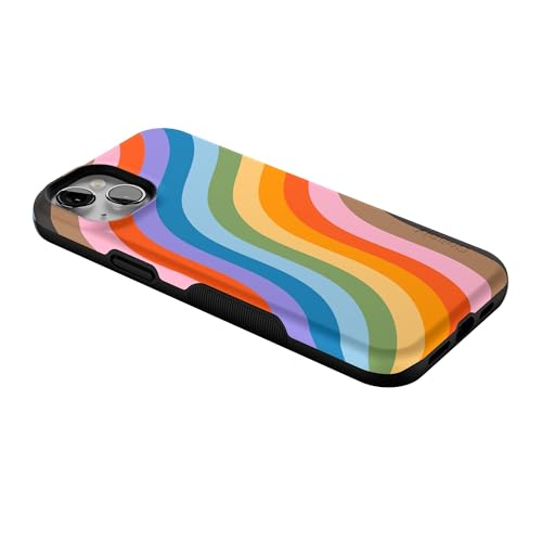 Casely iPhone 15 Plus Case | Love for All | Rainbow Pride | Bold Protective Design | Compatible with MagSafe - color: Love for All | Rainbow Pride