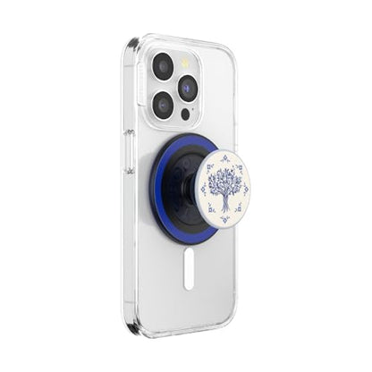 PopSockets Phone Grip for MagSafe, Magnetic Holder- Olive Tree Tile - color: Olive Tree, style: MagSafe