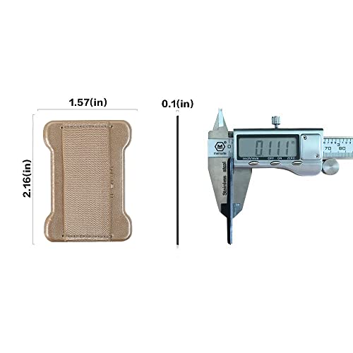 Universal Phone Grip for Smartphones - Phone Holder for Hand for Back of Phone - Wireless Charging Compatible (Purple Gold) - 2PC - color: Purple Gold