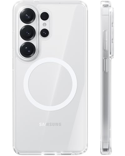 TORRAS Magnetic Shockproof for Samsung Galaxy S26 Ultra Case Clear, Fit for MagSafe,12FT Military Grade Protection, Anti-Yellowing Slim Magnetic Case for Samsung S26 Ultra Case 6.8", Diamond Clear - color: Clear, size: S26 Ultra 6.8"