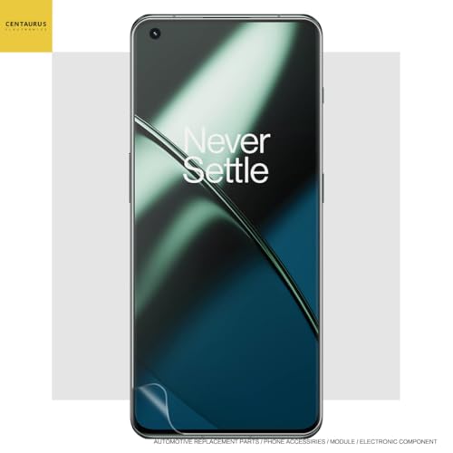 2 Pack Soft Hydrogel Screen Protector (Not Tempered Glass) Ultra-Thin HD Clear Full Coverage Screen Protector Film for One Plus 11 5G.