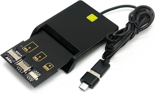 LTE Cards Program kit, SIM Card Tools & Accessories Include 1 SIM Card Reader + 5pcs programmable USIM Cards + 1 Mini Micro Nano sim Card Adapter kit + GRSIM Software Programer Tool