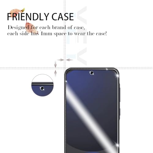 Galaxy S24 FE Tempered Glass Screen & Lens Protector 2+2 Pack HD Clear | [Ultrasonic Fingerprint Unlock] [Case Friendly] [Bubble-Free] - size: Galaxy S24 FE