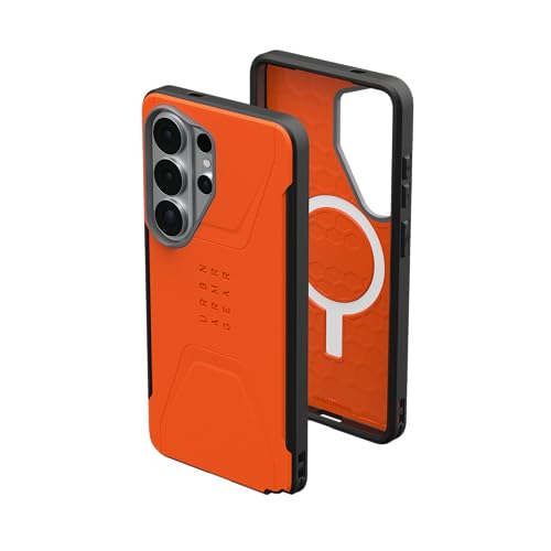 URBAN ARMOR GEAR UAG for Samsung Galaxy S26 Ultra Case 6.9" Civilian - Magnetic Charging Compatible Rugged Military Drop Tested Protective Cover, Orange - color: Civilian - Orange