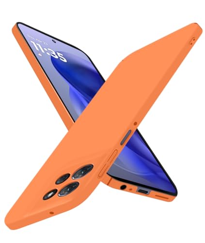 for Motorola Moto G-Power 2026/2025 Case, Ultra-Thin Slim Fit [Silky Touch Series] Phone Case for Motorola G Power 2026, Matte Finish Grip Anti-Scratch Hard Light Protective Cover, Orange - color: Orange, size: for Moto G Power 5G 2025/2026 (6.8 Inch)