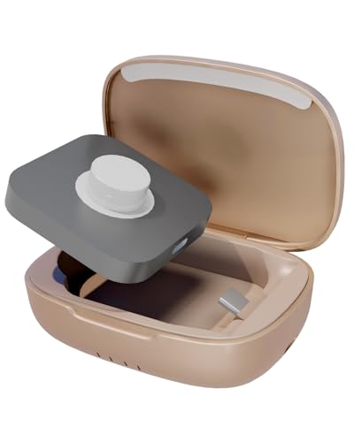 Doohoeek Updated Charging Case Compatible with Oura Ring 5 & 4 & 3 Charger, Wireless Power Station Fits Official Chargers & Fit All-Sized Rings Gen 5 & 4 & 3 1000mAh (Official Charger NOT Included) - color: Rosegold