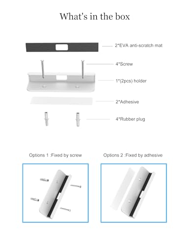 Tablet Wall Mount for iPad mini/ipad pro/ipad air, (White) - color: White
