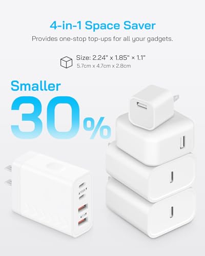45W USB C Charger Block Multiport Adapter Fast Charging