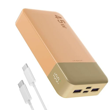 JUOVI Power Bank 45W 20000mAh Portable Charger - color: Orange