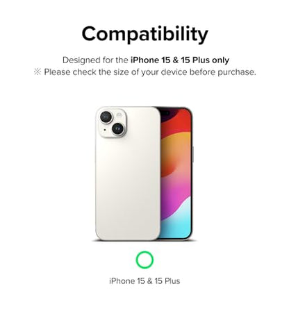 Ringke Camera Styling [Make the Phone Look Better] Compatible with iPhone 15 Camera Lens Protector and iPhone 15 Plus Camera Lens Protector, Protective Stylish Aluminum Frame - Black - size: iPhone 15 & 15 Plus