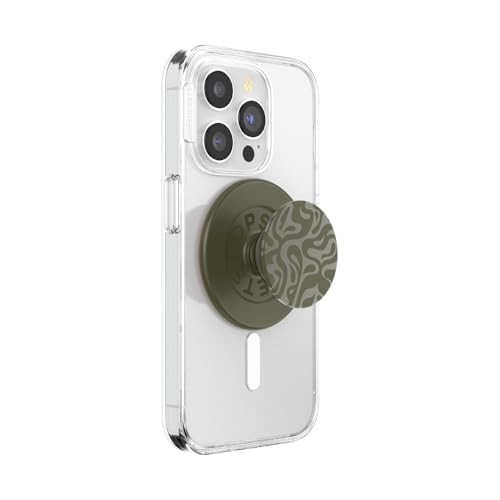 PopSockets Phone Grip for MagSafe, Magnetic Holder- Alum Swirl - color: Alum Swirl, style: MagSafe