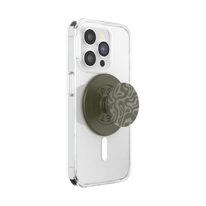 PopSockets Phone Grip for MagSafe, Magnetic Holder- Alum Swirl - color: Alum Swirl, style: MagSafe