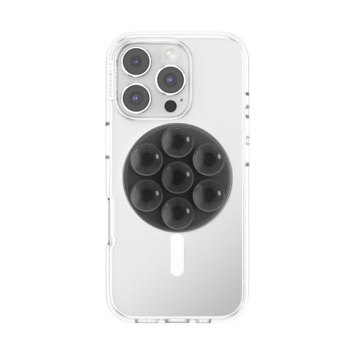 PopSockets Phone Grip for MagSafe, Magnetic Holder- Translucent Black - color: Transluscent Black, style: MagSafe