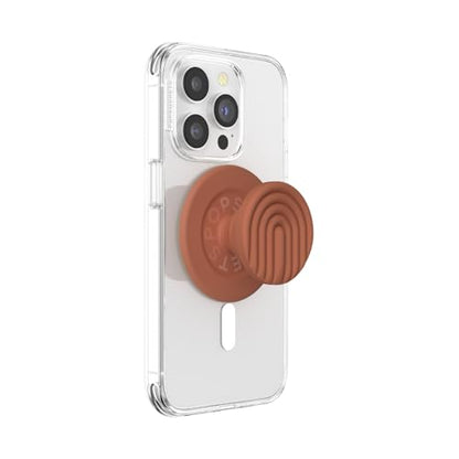 PopSockets Phone Grip for MagSafe, Magnetic Holder- Terra-Cotta - color: Terracotta, style: MagSafe