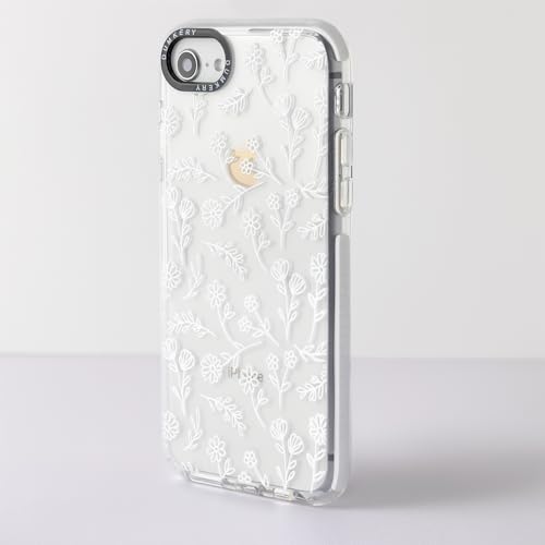 Cute Flowers Clear Phone Case Compatible with iPhone SE 2020/ SE 2022, White Floral iPhone 7/8 Case, Aesthetic Wildflower Pattern TPU Shockproof Cover - size: iPhone 7/iPhone 8/iPhone SE2020/iPhone SE2022
