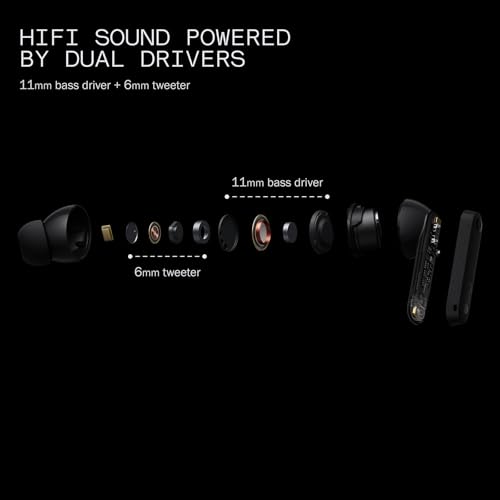 CMF Buds Pro 2 Wireless Earbuds with Smart Dial, 50dB Hybrid Noise Cancelling Earbuds Wireless Bluetooth 5.3, 11mm Bass with LDAC, 6 Hi-Res Audio Mics, 43H Playtime, Fast Charging Case, Orange - color: Orange