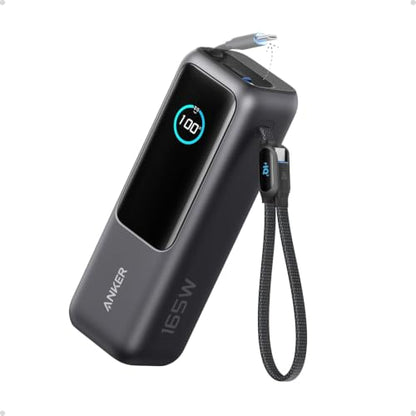 Anker Laptop Power Bank, 25,000mAh Travel Essential with 165W Total Output - color: Black