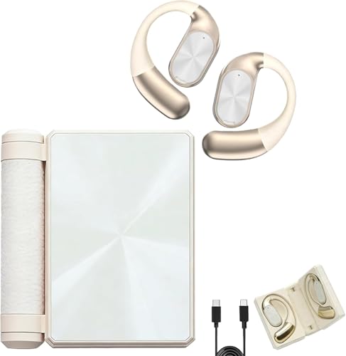 Open-Ear Headphones, Bluetooth 6.0 Wireless Earphones White - color: White