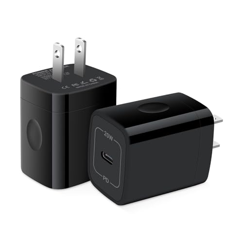 20W USB C Wall Charger Adapter Block for Samsung Galaxy A37 A57 5G - color: Black
