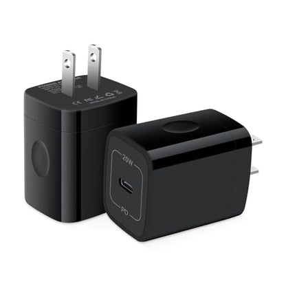 20W USB C Wall Charger Adapter Block for Samsung Galaxy A37 A57 5G - color: Black