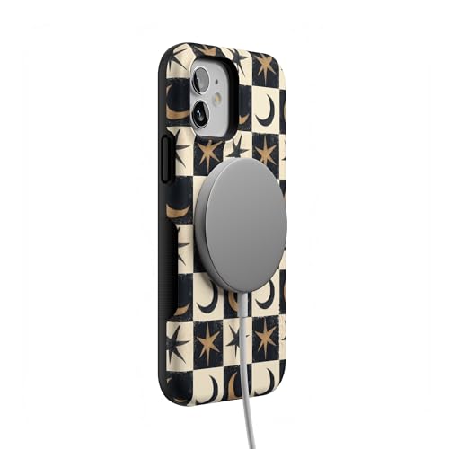 Casely iPhone 12 Mini Case | Mystic Moonstar | Black Celestial | Bold Protective Design | MagSafe Compatible Design - color: Mystic Moonstar | Black Celestial, size: Iphone 12 Mini