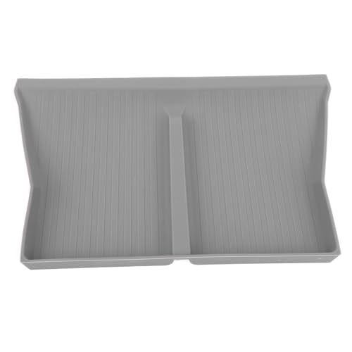Center Console Wireless Charging Mat, Easy to Clean Anti Slip Silicone Pad, with Stable Charging for Car Interior Accessories (Grey W240004613) - color: Grey W240004613
