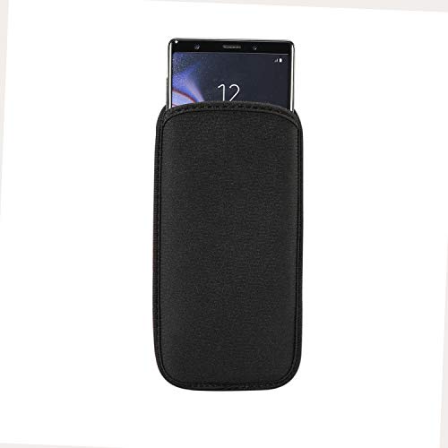 ZORSOME for Sony Xperia 1,Xperia 10 Plus Phone Bag, Universal Neoprene Shockproof Pouch Sleeve Case for Huawei Mate 20X, for Honor X30 Max,V30 Pro,for ZTE Axon 30 Black - size: 7.2 inch