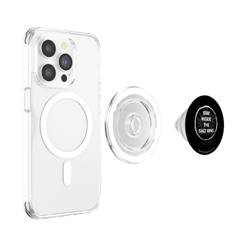 Supernatural Stay Inside the Salt Ring PopSockets PopGrip for MagSafe - style: Magnetic PopGrip