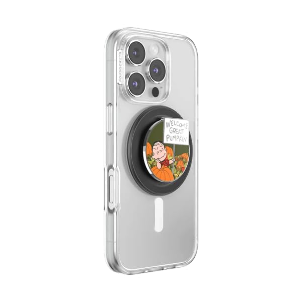 PopSockets Phone Grip for MagSafe, Magnetic Holder- Great Pumpkin - color: Welcome Great Pumpkin, style: MagSafe