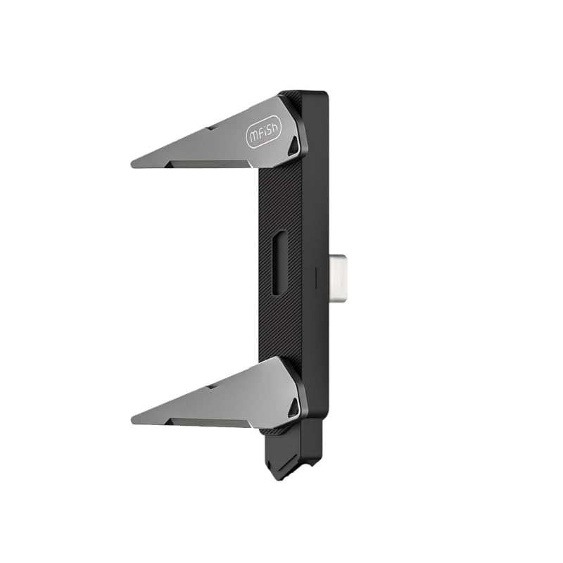 MFish 240W USB C Phone Charging Built-in Stand(Cable Not Included) - color: Silver Black