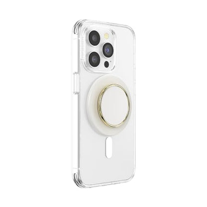 PopSockets Phone Grip for MagSafe, Magnetic Holder- Coconute Creme - color: Coco Creme, style: MagSafe