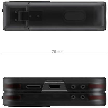 Ghostek Covert Clear Galaxy Z Flip 6 Case with Built-in Kickstand and Full Hinge Protection Shockproof Protective Phone Cover Designed for 2024 Samsung Galaxy Z Flip6 (6.7") (Smoke) - color: Smoke, size: Galaxy Z Flip 6