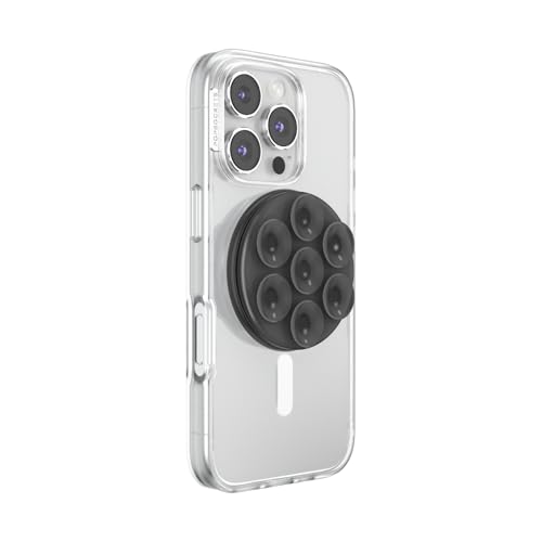 PopSockets Phone Grip for MagSafe, Magnetic Holder- Translucent Black - color: Transluscent Black, style: MagSafe
