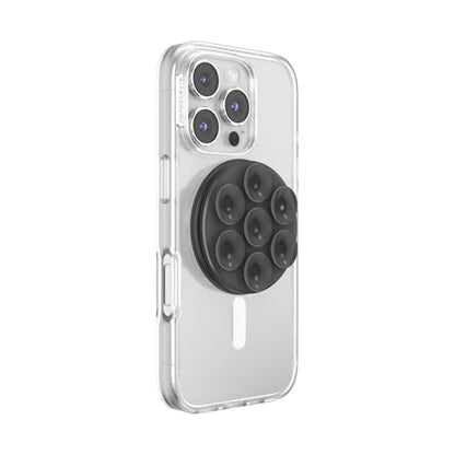 PopSockets Phone Grip for MagSafe, Magnetic Holder- Translucent Black - color: Transluscent Black, style: MagSafe