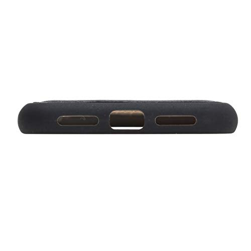 Venito Lucca Leather Case Compatible with iPhone 11 (6.1 inch) – Extra Secure with Padded Back Cover -Rustic Black - color: Rustic Black, size: iPhone 11