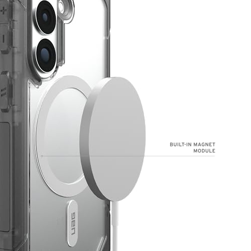 URBAN ARMOR GEAR UAG for Samsung Galaxy S26 Case 6.3" Trooper - Magnetic Charging Compatible Full Body with Port Protection Rugged Military Drop Tested Protective Cover, Clear/Ash - color: Trooper - Clear/Ash