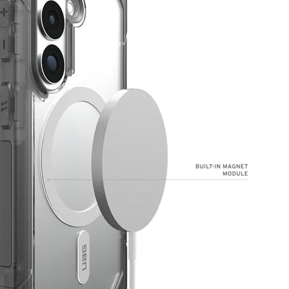 URBAN ARMOR GEAR UAG for Samsung Galaxy S26 Case 6.3" Trooper - Magnetic Charging Compatible Full Body with Port Protection Rugged Military Drop Tested Protective Cover, Clear/Ash - color: Trooper - Clear/Ash