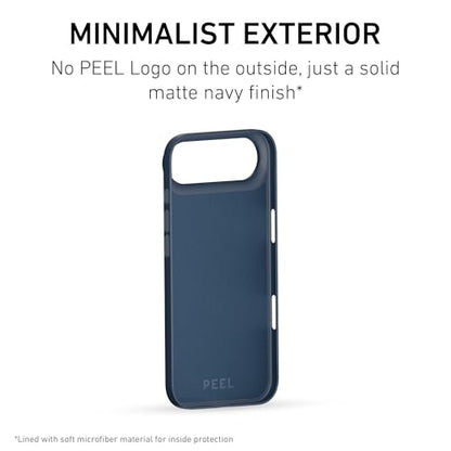 PEEL Magnetic Case for iPhone 17 Air (Navy) - color: Navy, size: Magnetic