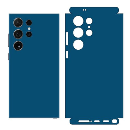 2 Pack Skin Wraps Compatible with Samsung Galaxy S24 Ultra (Blue) - color: Blue