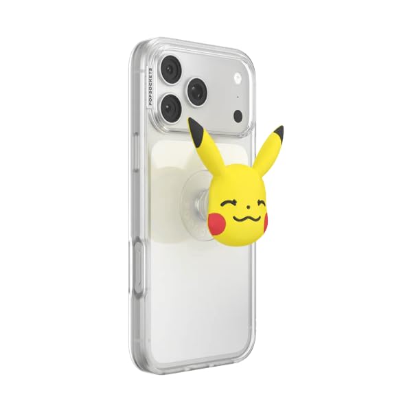 PopSockets Adhesive Phone Grip, Holder- Pikachu - color: Pikachu, style: Adhesive