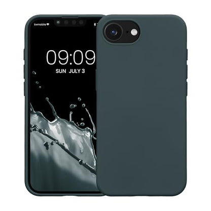 kwmobile Case Compatible with Apple iPhone 17e / iPhone 16e Case - Slim Protective TPU Silicone Phone Cover - Dark Slate - color: Dark Slate, size: iPhone 17e / iPhone 16e