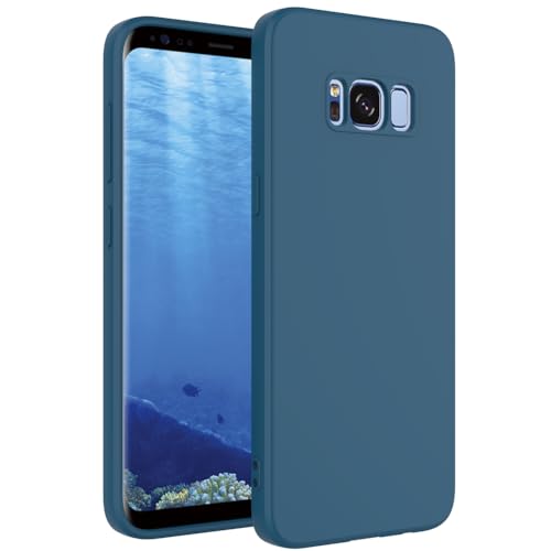 for Samsung Galaxy S8 Plus Case Dark Blue, Scratch Resistant with Soft Touch, Slim Thin Phone Cover for Samsung Galaxy S8 Plus - color: Dark Blue, size: S8 Plus