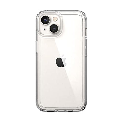 Speck Clear iPhone 14 & iPhone 13 Case - Drop Protection, Scratch Resistant & Anti-Yellowing Dual Layer Case for iPhone 14 & iPhone 13 Case for 6.1 inch Model - GemShell - color: Clear/Clear