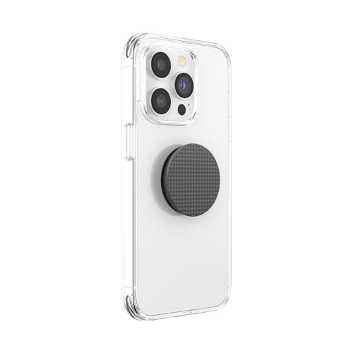 PopSockets Adhesive Phone Grip, Holder- Knurled Black - color: Knurled Black, style: Adhesive