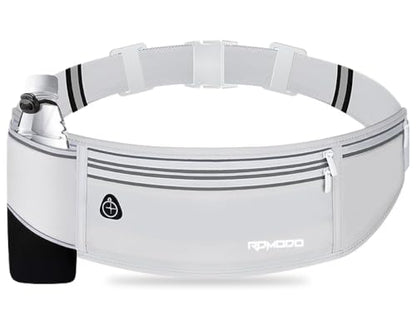 Fanny Pack with Water Bottle Holder, Hydration Running Belt, Grey - color: 09-Light Grey